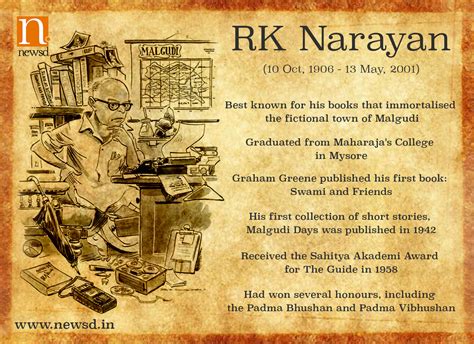 Remembering Rk Narayan Inventor Of Malgudi Days On His Death Anniversary