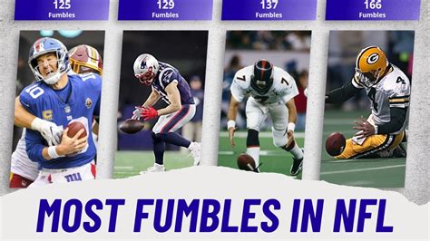 The Most Fumbles In Nfl History Nfl Fumbles Youtube