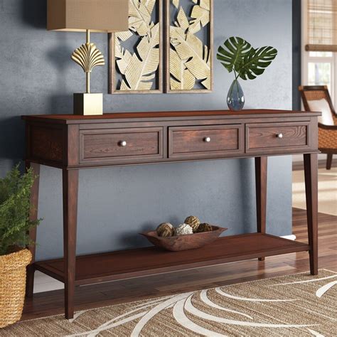 Coastal Living Room Design With Images Console Table
