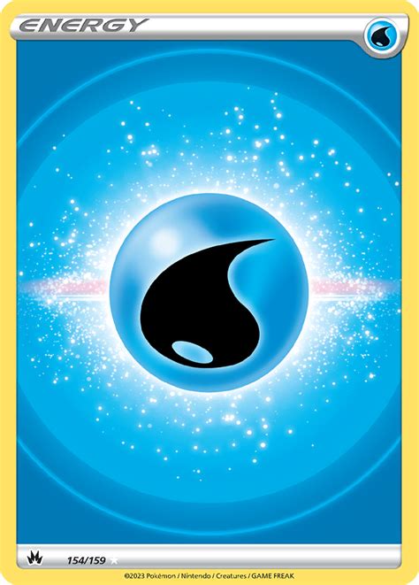 Water Energy Crown Zenith Pokemon Card Pikawiz