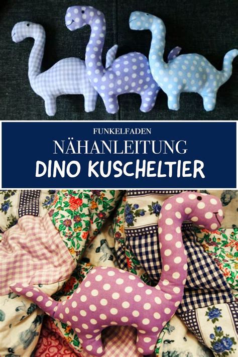 Anleitung Und Schnittmuster Dino Kuscheltier Freebook Einfach N Hen