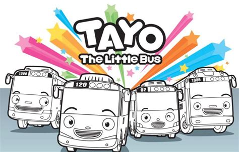 Tayo Bus Coloring Pages Bltidm Little Bus Tayo The Little Bus