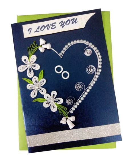 Feb 04, 2020 · greeting card sentiments can add a special personal touch to a handmade card. Mishti Creations Handmade Greeting Card for Your Love: Buy ...