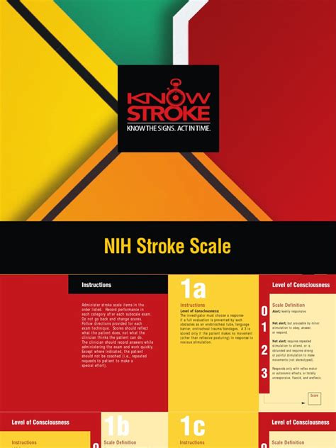 Nih Stroke Scale Booklet Aphasia Speech