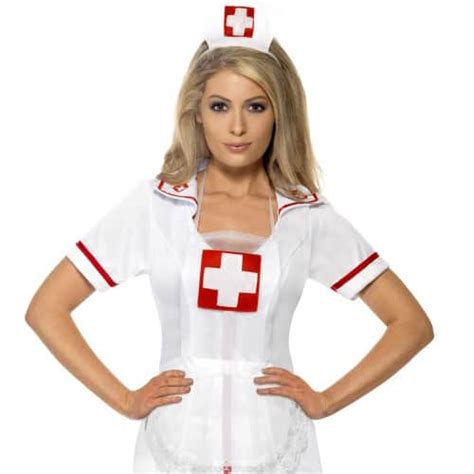 Naughty Nurse Instant Fancy Dress Kit Partyrama