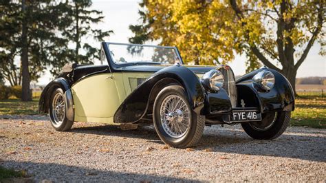 only one of three ever produced is this 1937 bugatti type 57s cabriolet simply stunning