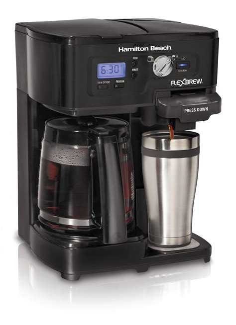 4.4 out of 5 stars. Hamilton Beach 12- Cup 2-way Flexbrew Coffee Maker- 49985C ...