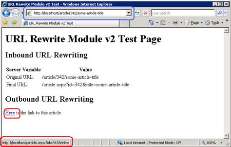 Creating Outbound Rules For Url Rewrite Module Microsoft Learn