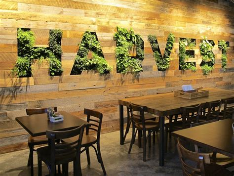 Gallery Of Living Walls Harvest Cafe Living Wall Artificial Plants