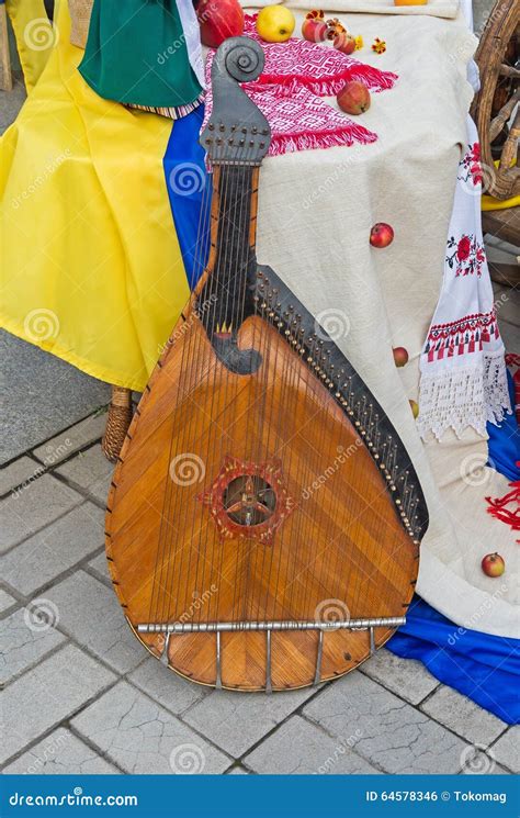 Kobza An Ancient Ukrainian Folk Instrument Royalty Free Stock Image