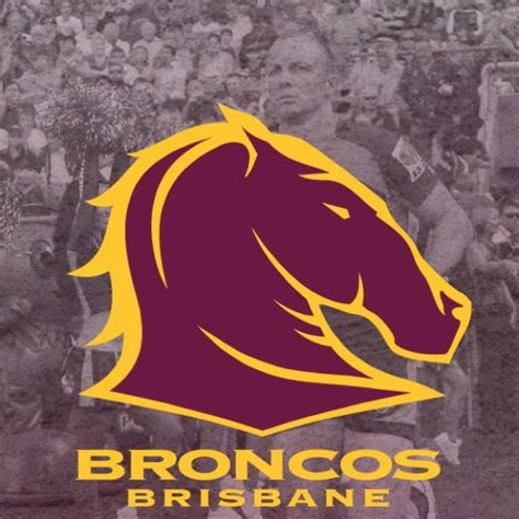 Brisbane Broncos D Nrl Broncos Broncos Logo Football Logo