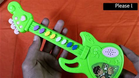 Toy Guitar Unboxing And Playing Musical Guitar Toy Rock Band Music