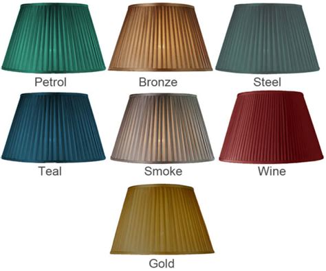 Pleated Empire 10 Inch Small Table Lamp Shade Colour Choice