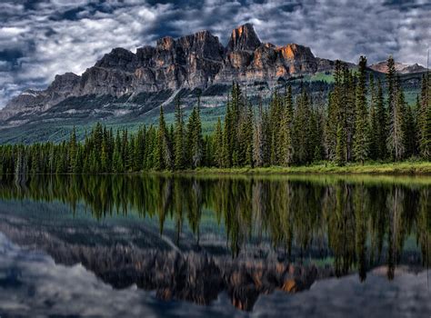 Castle Mountain Banff Canada Photograph By Chm