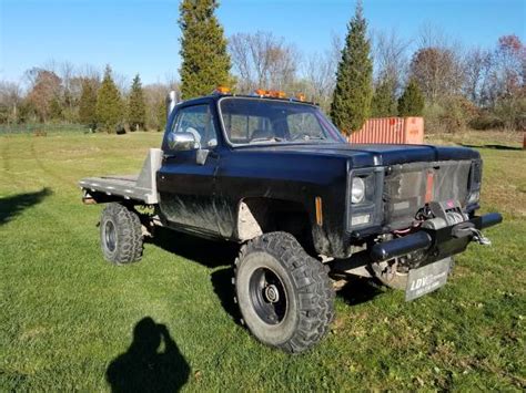 79 Chevy K20 Flatbed Mud Truck Trail Rig Rust Free For Sale Chicago Il