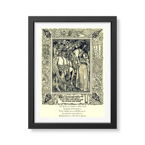 Faerie Queene Red Cross Knight Edmund Spenser Middle Ages Etsy