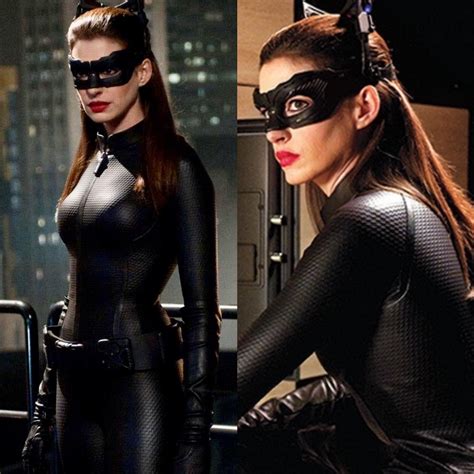 Anne Hathaway In Catwoman Suit Rcelebs