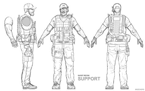 Ghost Recon Coloring Pages Coloring Pages