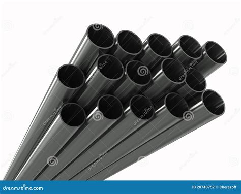 Group Metal Pipe Stock Illustration Illustration Of Line 20740752
