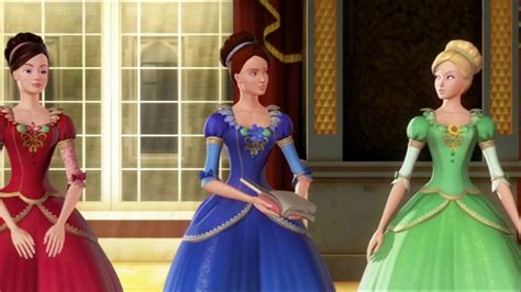 Genevieve nothing can do and only have the help of her sisters and the cobbler to escape the prison that rowena has imposed them. Let's meet Rowena! - Barbie in the 12 Dancing Princesses ...