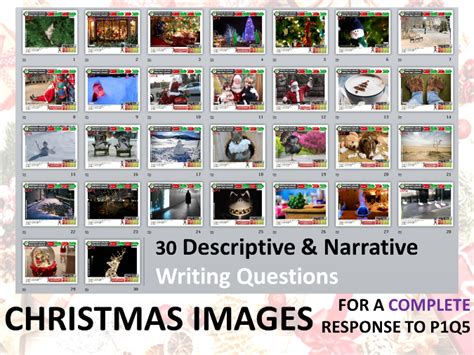 This pack contains a comprehensive set of individual resources to prepare students for aqa english language paper 2, question 5. 30 Christmas GCSE English Language Paper 1 Q5 Style Descriptive & Narrative Writing Questions ...