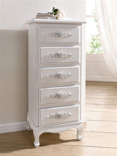 Tvilum 7545549ak diana 8 drawer dresser white/oak structure. Chest of Drawers White Dressers for Bedroom Girls Antique Shabby Chic Wood Storage # ...