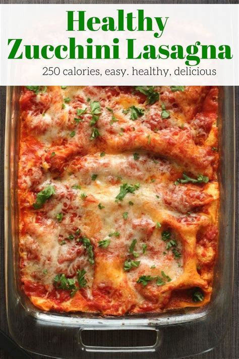 Healthy Zucchini Lasagna Slender Kitchen Recipe Healthy Healthy