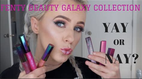 Fenty Beauty Galaxy Holiday Collection By Rihanna Review Swatches And