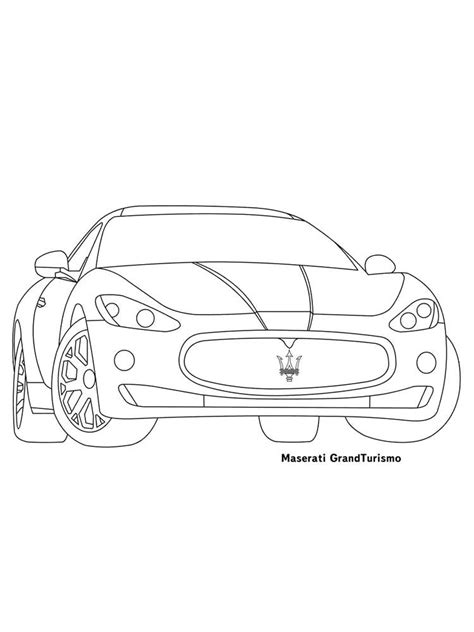 Exclusive Cars Coloring Pages For Boys Classic Sports Cars Maserati Bright Color Sport Cars