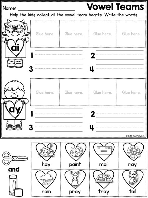 Valentines Day Activities For First Grade February Activities