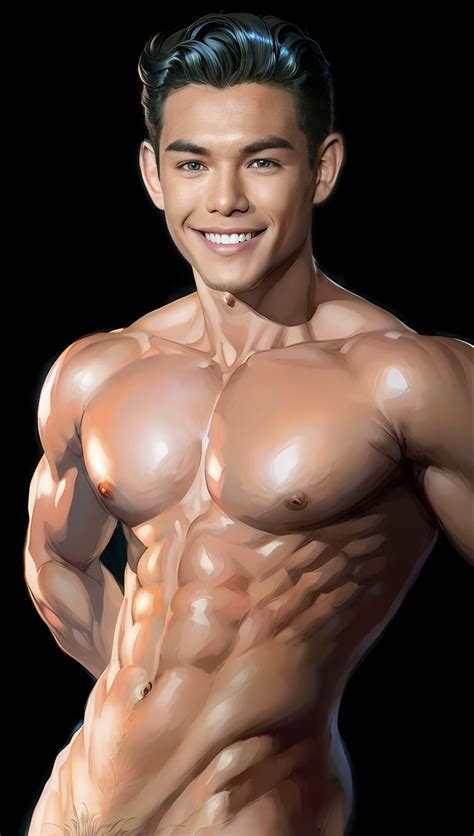 Rule 34 31fr0sty Abs Actor Ai Generated Asian Asian Male Biceps