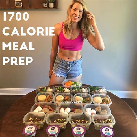 1700 Calorie Meal Prep Everyones Caloric Needs Are Different Based