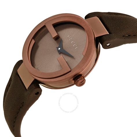 Find great deals on ebay for gucci interlocking g watch. Gucci Interlocking G Small Brown Dial Ladies Watch ...