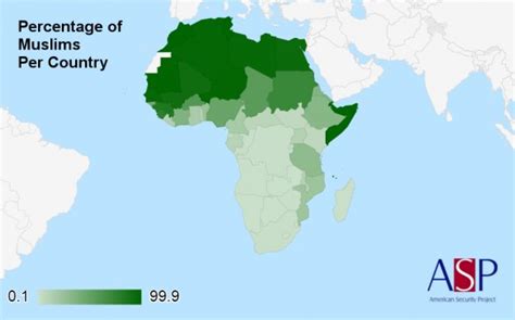 Four Maps That Explain Islam In Africa American Security Project