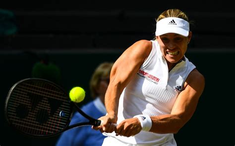 Yeah, i was trying to not thinking too much because i know how she played a lot of good matches where she came back from a score like that how special would it be to win this one for the first time? ANGELIQUE KERBER at Wimbledon Tennis Championships in ...