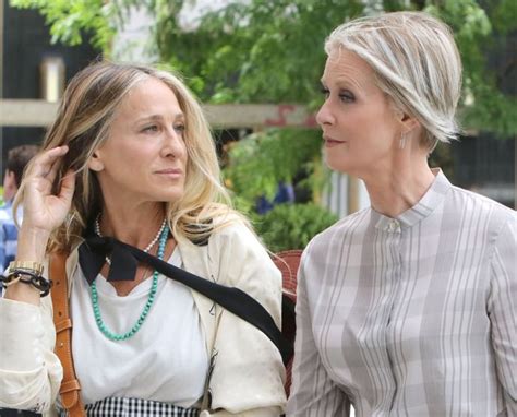 Sex And The City’s Cynthia Nixon Looks Very Different With Silver Hair In Series Reboot Ok