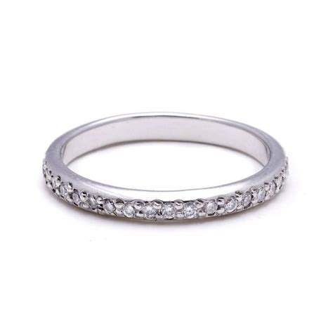 Platinum Womens Wedding Band Diamonds Elisa Solomon Jewelry Regarding Womans Wedding Bands 