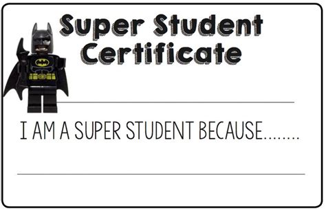 Obtain a certificate (and hook). FREE SuperHero Certificate FREE Lego Certificate ...