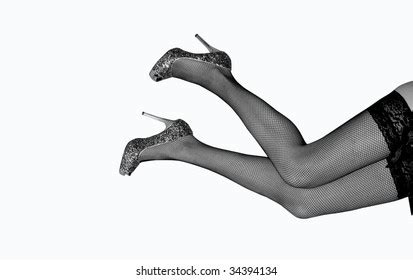 Sexy Legs Fishnets Stock Photo Shutterstock