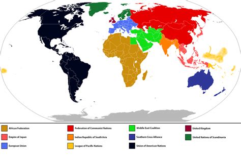 World Powers Map 2035 Ad With Key By Anzac A1 On Deviantart