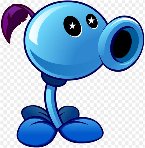 Starry Pea Peashooter Plants Vs Zombies Png Image With Transparent