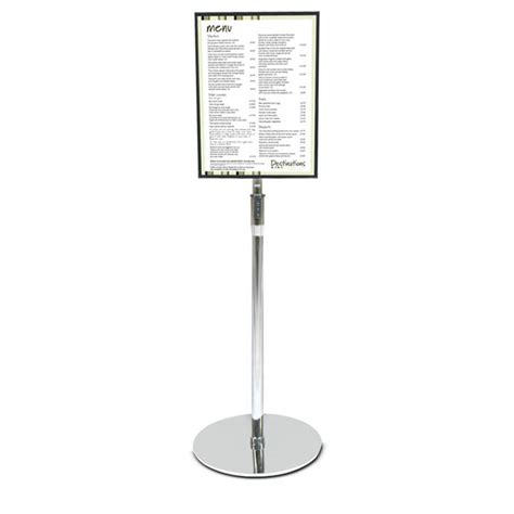Floor Standing Acrylic Sign Holder A4 Or A3 Card Frame
