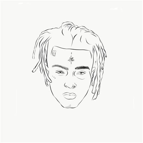 Xxxtentacion Pages Coloring Template Sketch Coloring Page My Xxx Hot Girl