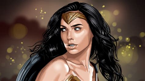 여자 gadot 원더 우먼 만화 여자 벽지 hd x WallpaperTip