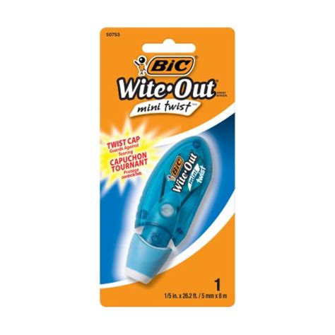 Bic Wite Out Mini Twist Correction Tape 1 Ct Frys Food Stores