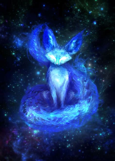 Fox Painting Spirit Animal Art Fox Painting Fantasy Artwork