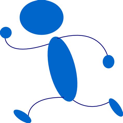 Stick Figure Stickman Runner · Free Vector Graphic On Pixabay