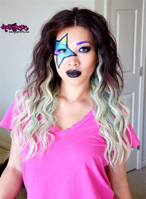 Glam Rock X Jem Rock Star Make Up Rock Makeup Makeup Halloween Makeup