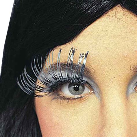 Long Metallic Silver False Eyelashes By Rubies You Can Get More