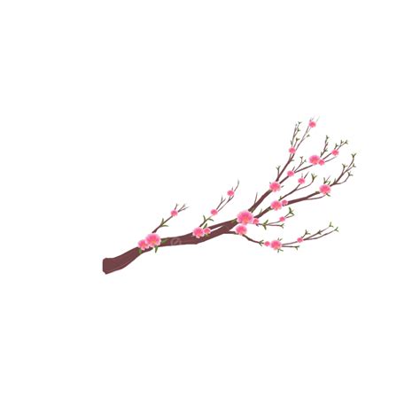 Design Elements Of Branches Full Of Peach Blossoms Peach Blossom